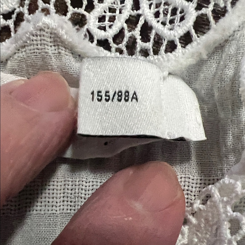 Coach White Lace Crochet Top - Picture 4 of 8